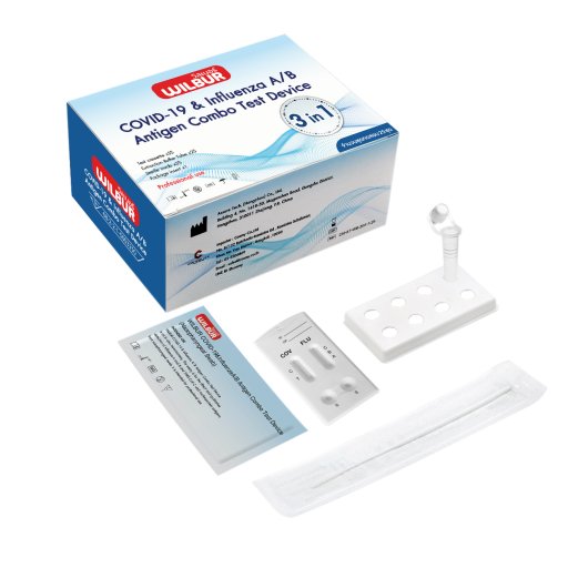 3in1 WILBUR COVID-19 &amp;Influenza A/B Antigen Combo Test Device