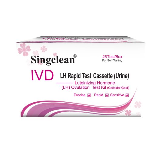 Singclean Luteinizing Hormone (LH) Ovulation Test Kit (Colloidal Gold)